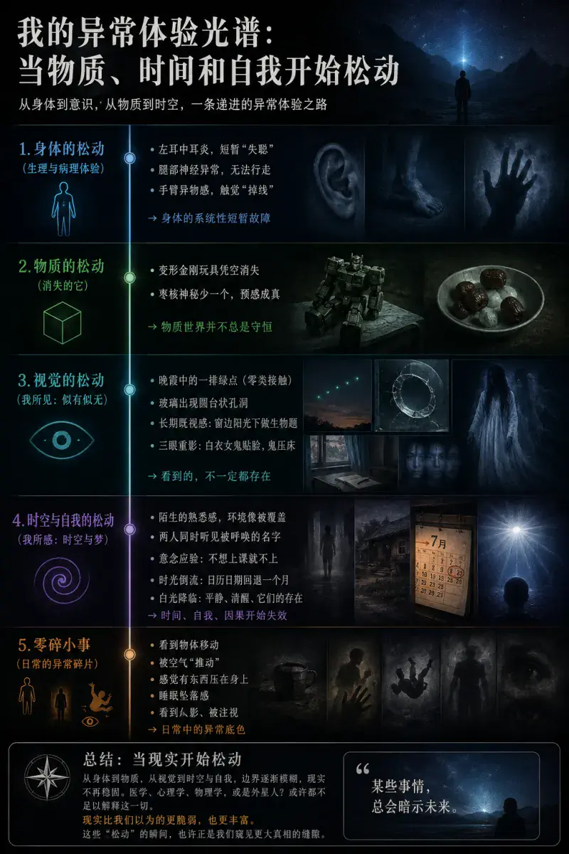 我的异常体验光谱：当物质、时间和自我开始松动